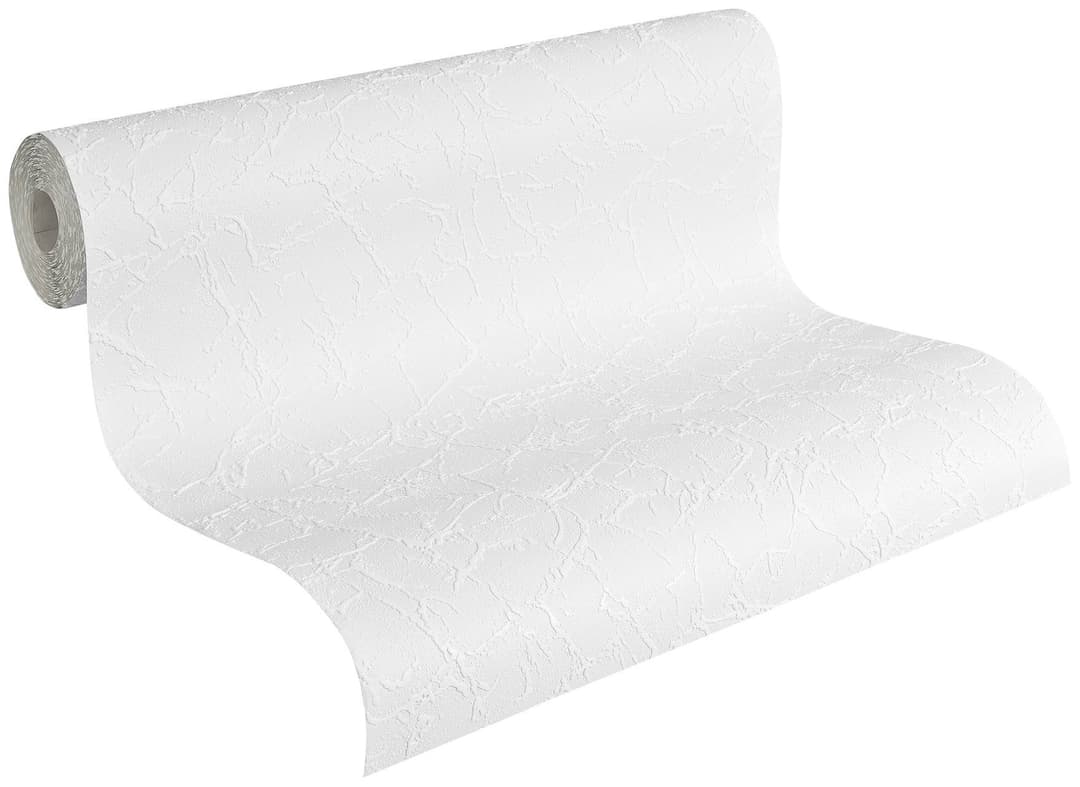 A.S. Création Strukturtapete Simply White | Weiß