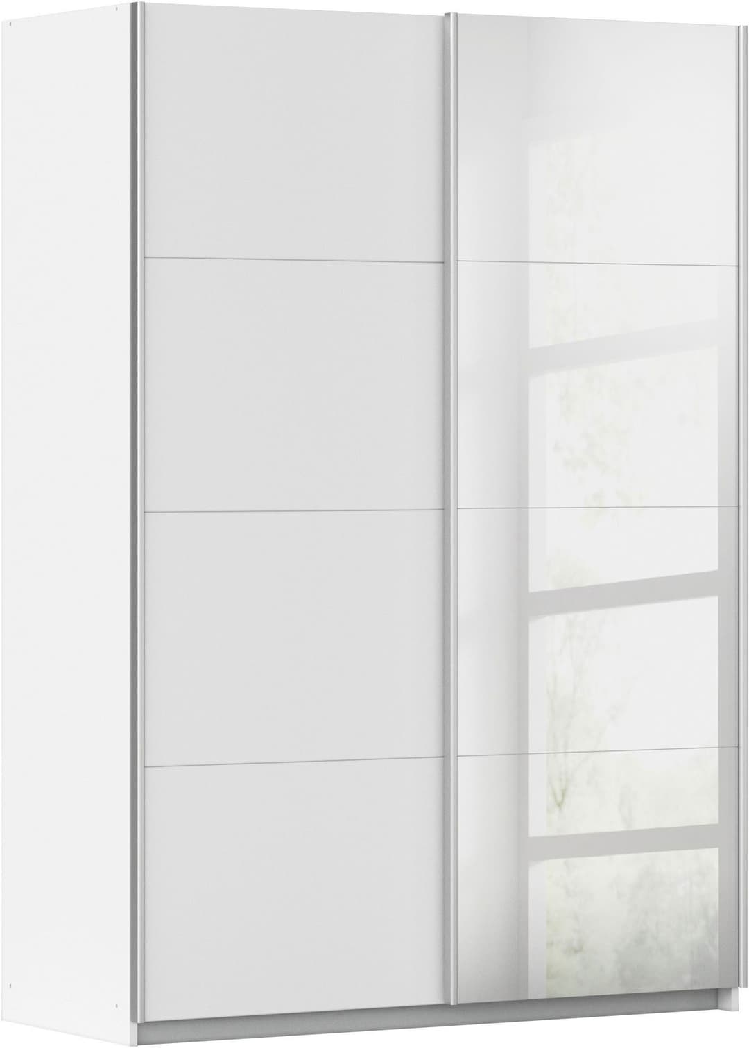 rauch Schwebetürenschrank Kleiderschrank | Weiß