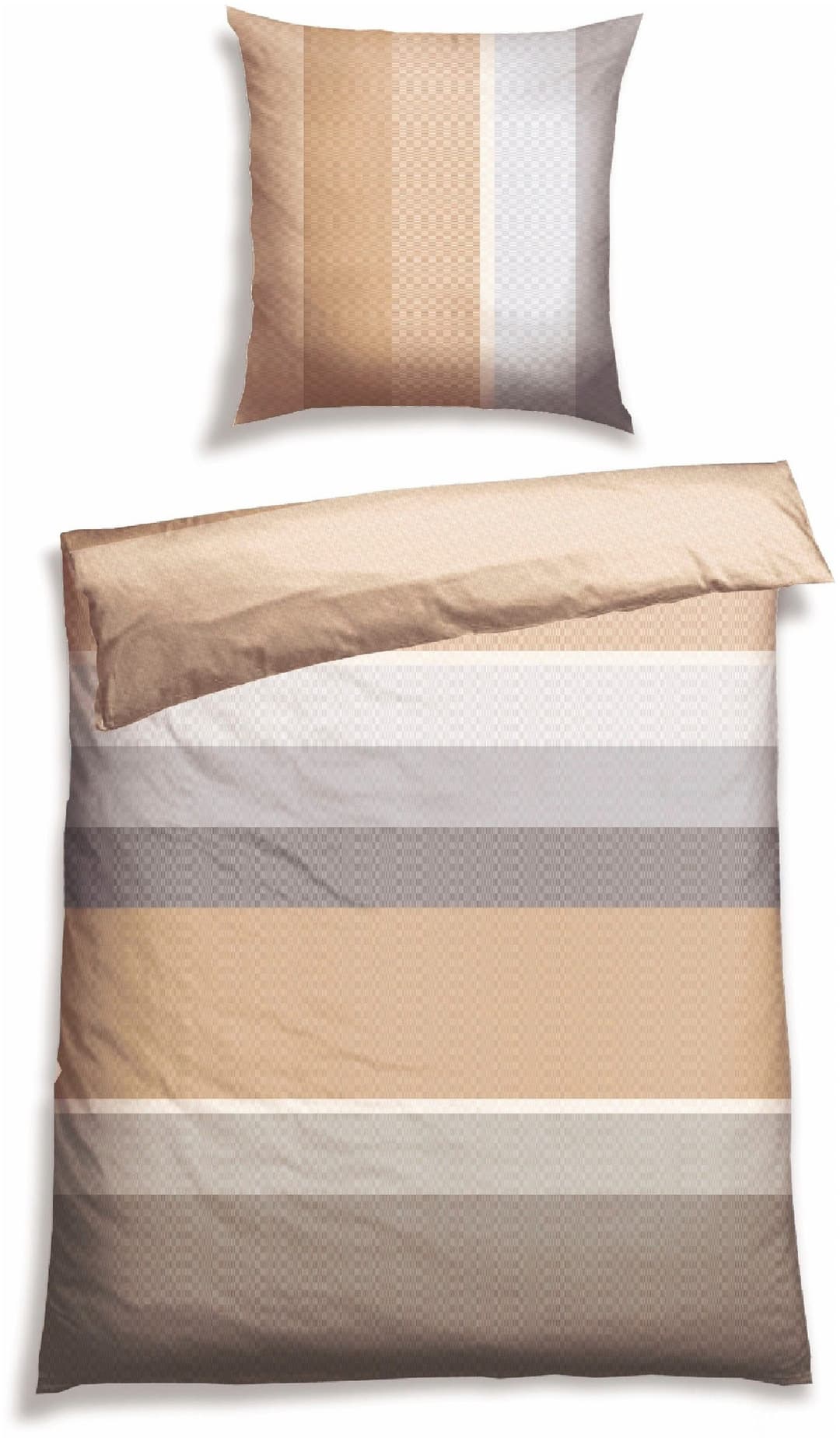 Schiesser Bettwäsche Endy Stripes | Beige