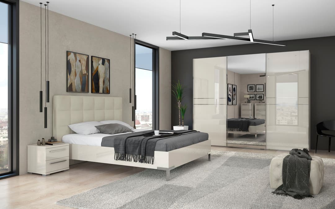 OTTO home Schwebetürenschrank Piano | Beige