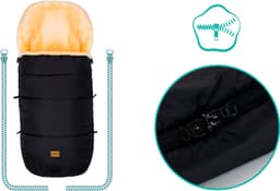 Fillikid Fußsack Makalu | Schwarz