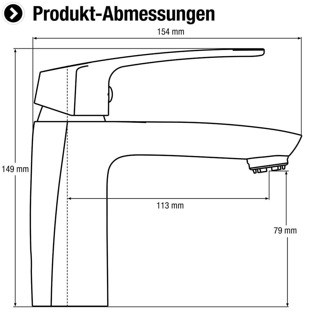 CORNAT Lucena HD Waschtischarmatur | Weiß
