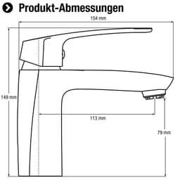 CORNAT Lucena HD Waschtischarmatur | Weiß