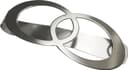 GARDINIA Dekospange Raffspange Infinity Doppelring | Silber