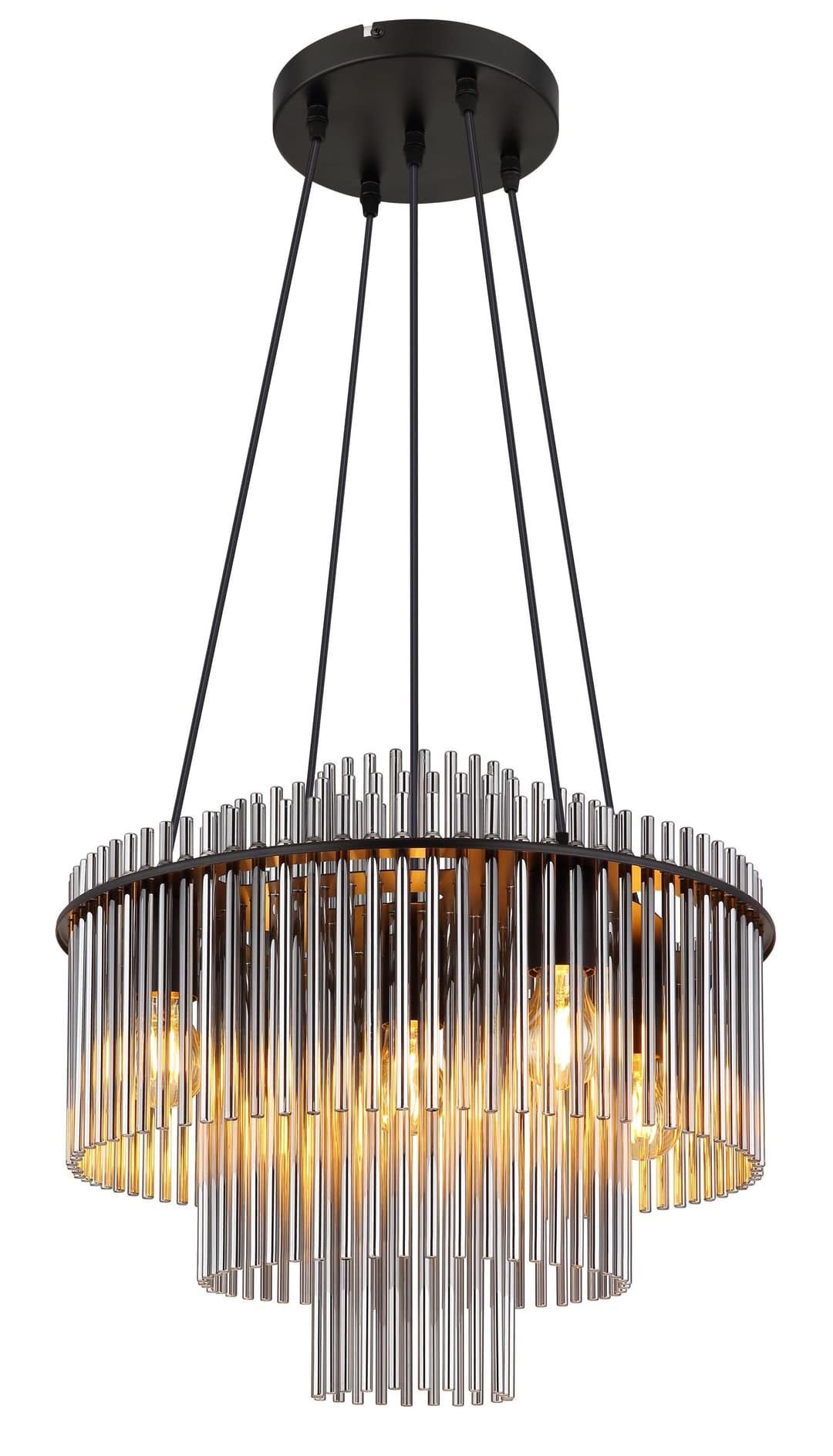 GLOBO LIGHTING Pendelleuchte GORLEY | Silber