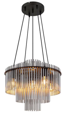 GLOBO LIGHTING Pendelleuchte GORLEY | Silber
