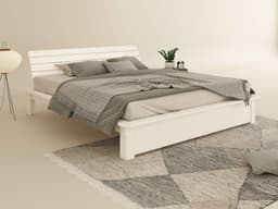 OTTO home Massivholzbett Antri | Weiß