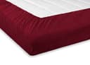 SETEX Bettlaken Feinbiber Melange Spannbetttuch | Rot 4