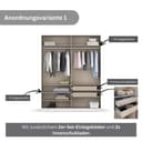 rauch Koluna Drehtürenschrank | Weiß 4