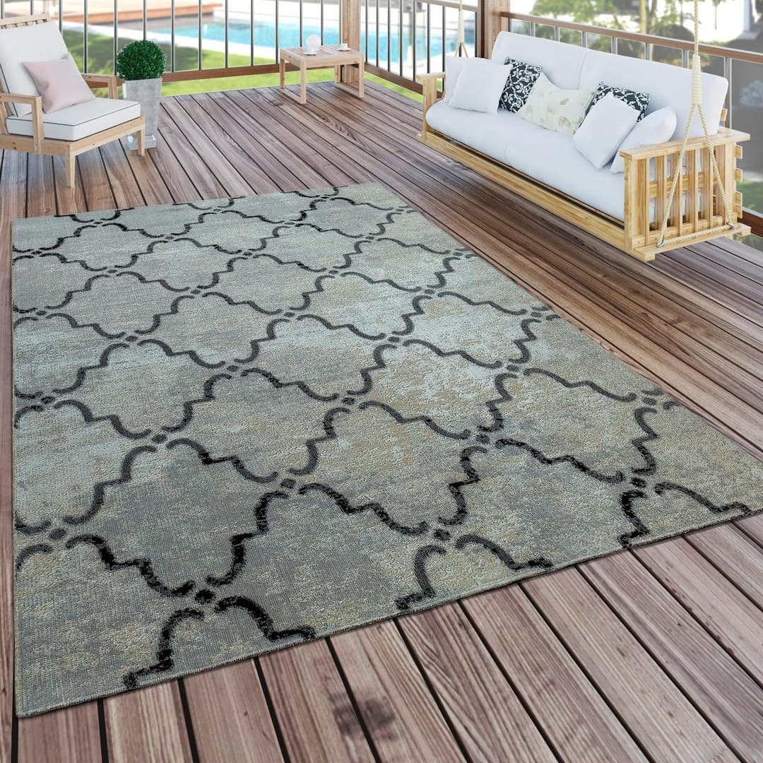 Paco Home Teppich Artigo 411 | Grau