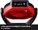 Einhell Akku-Ventilator GC-CF 18/110 Li-Solo | Rot 4