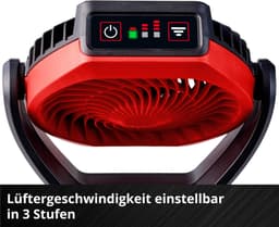 Einhell Akku-Ventilator GC-CF 18/110 Li-Solo | Rot