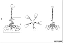 TRIO Leuchten Pendelleuchte Traditio | Braun