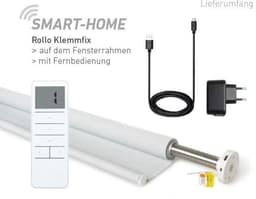 Elektrisches Rollo Vau | Grau