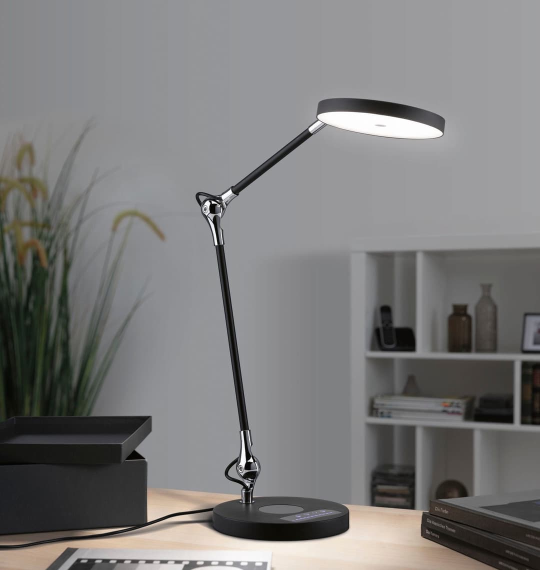 Paulmann LED Schreibtischlampe Numis | Schwarz