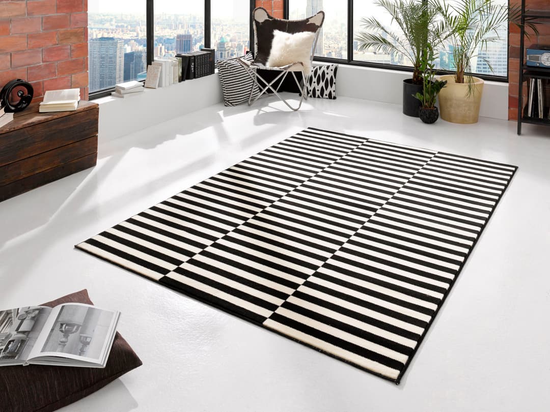 HANSE Home Teppich Panel | Schwarz