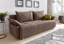 COLLECTION AB Schlafsofa Funtastic | Braun