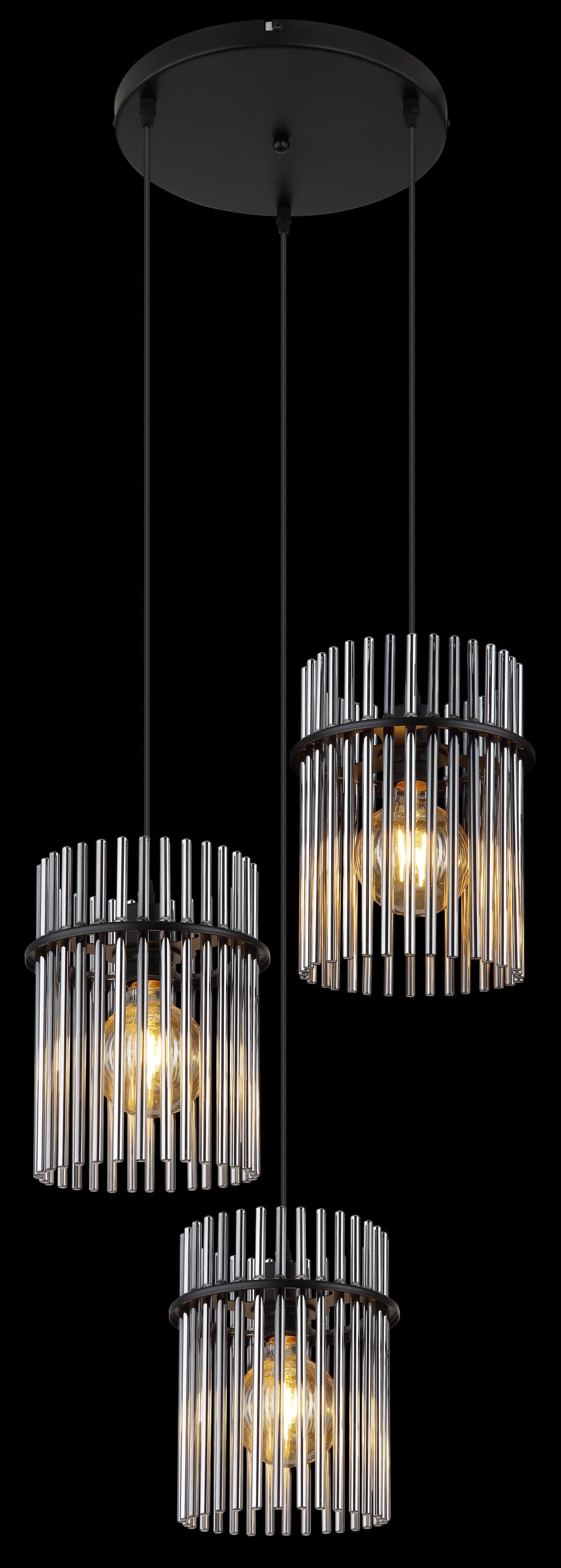 GLOBO LIGHTING Pendelleuchte GORLEY | Schwarz