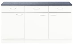 wiho Küchen Unterschrank Kiel | Weiß
