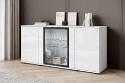 Home affaire Sideboard Caro | Weiß