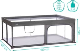 Fillikid Laufgitter Rio XL | Grau