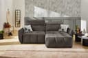 Jockenhöfer Gruppe Ecksofa Zoom L-Form | Grau