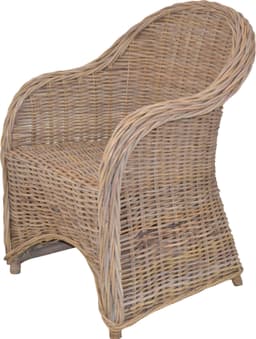 Home affaire Rattanstuhl sesselschau | Braun