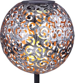 GLOBO LIGHTING SOLAR Solarleuchte | Silber