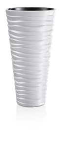 Prosperplast Pflanzkübel Sand slim | Weiß