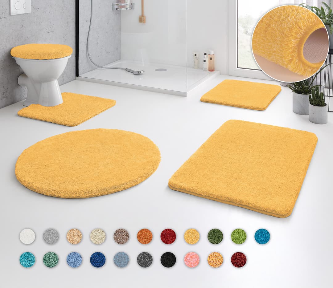 Kleine Wolke Badematte RELAX | Gelb