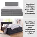 COLLECTION AB Boxspringbett Ninoni | Grau 3