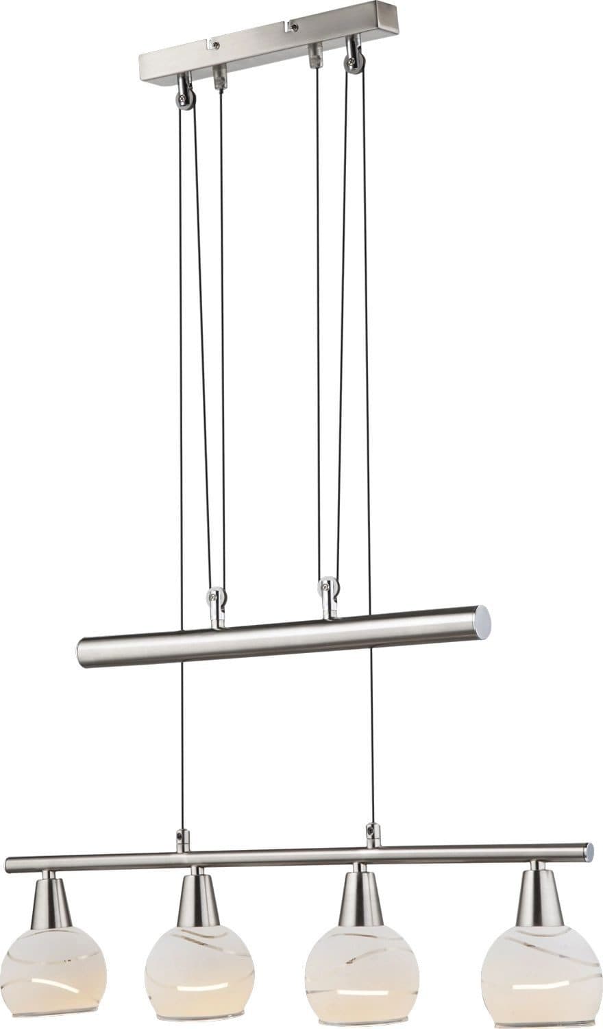 GLOBO LIGHTING LED-Hängeleuchte ELLIOTT | Silber