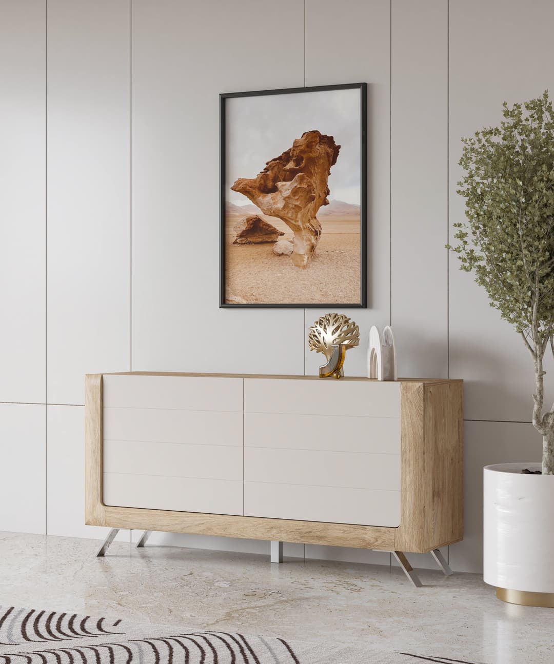 Home affaire Sideboard Kasai | Holztöne