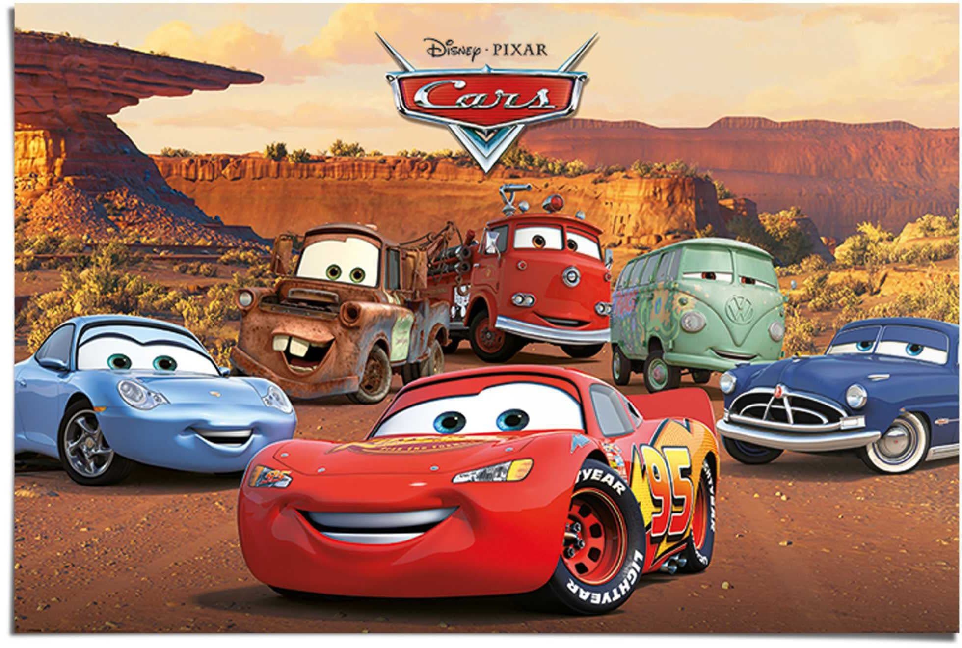 Reinders! Poster Disney's Cars Charaktere | Mehrfarbig