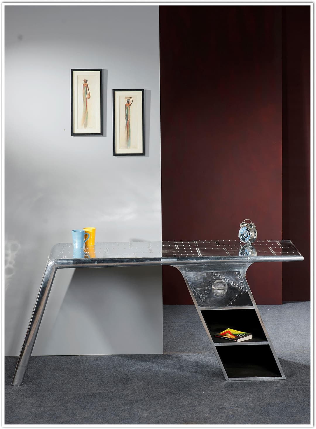 SIT AIRMAN Schreibtisch | Silber