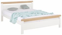 OTTO home Massivholzbett CAPRE | Weiß