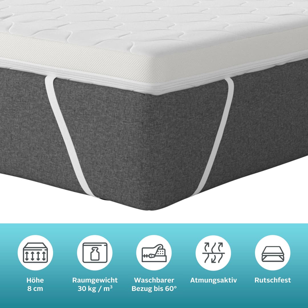 OTTO home Topper Polly Plus XXL ECO | Weiß