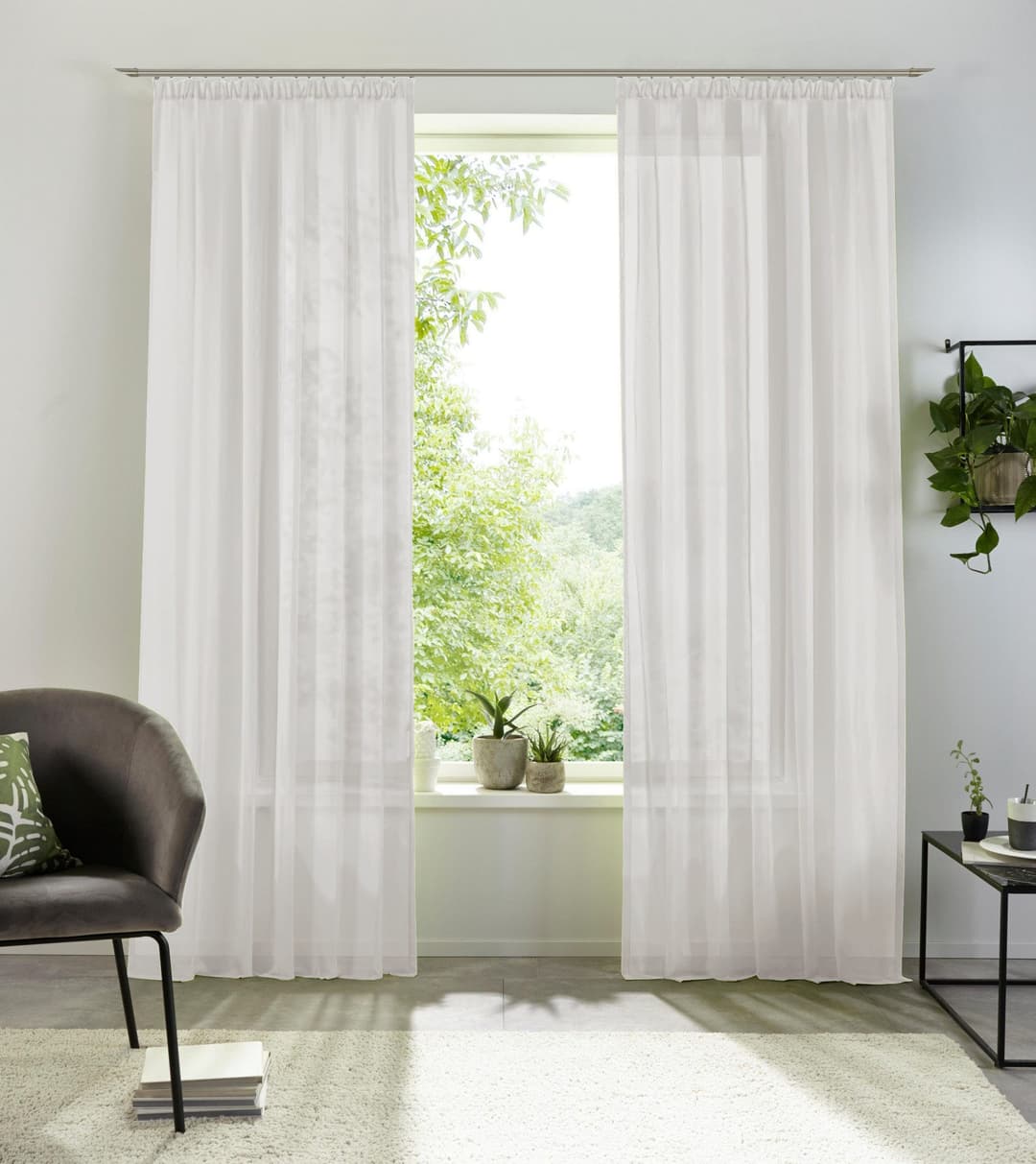 OTTO home Gardine XANA | Weiß
