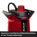 Einhell Akku-Schmutzwasserpumpe GE-DP 18/25 Li - Solo | Rot 5