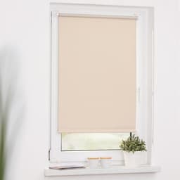 Seitenzugrollo Uni Rollo | Beige