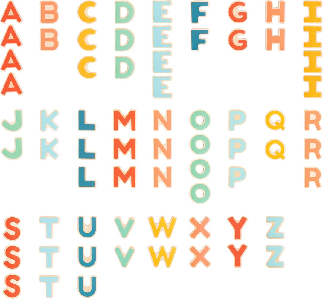 Hape Magnetische Buchstaben | Mehrfarbig