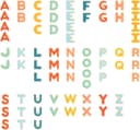 Hape Magnetische Buchstaben | Mehrfarbig