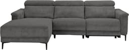 OTTO home Ecksofa LUND Cord | Grau
