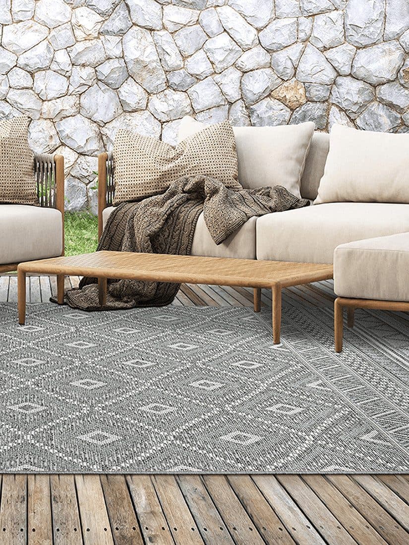 the carpet Teppich Calgary | Grau