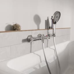 welltime Brausegarnitur Rio | Silber