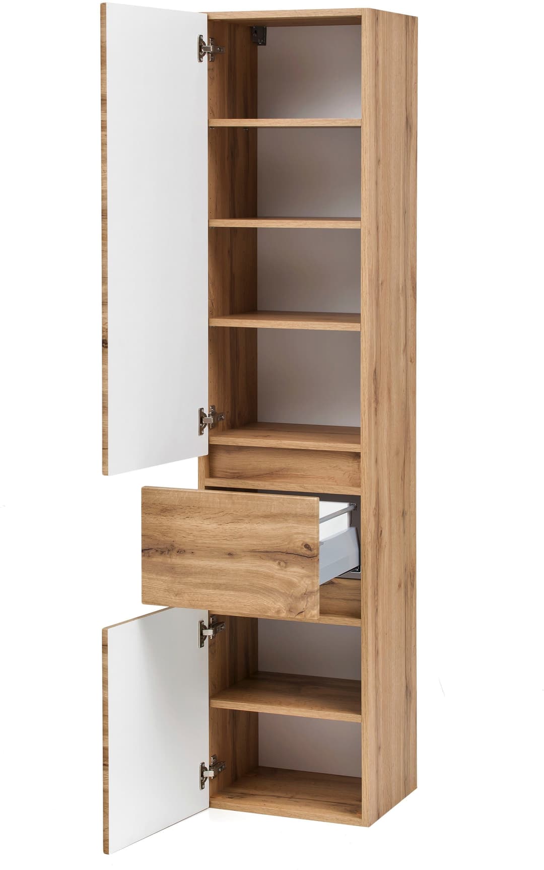 welltime Livorno Seitenschrank | Holztöne