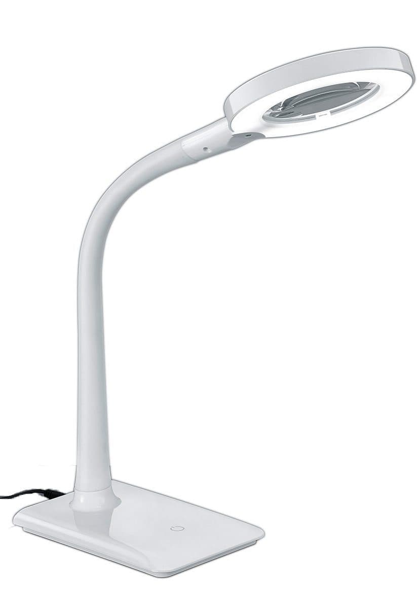 TRIO Leuchten LED Tischleuchte LUPO | Weiß