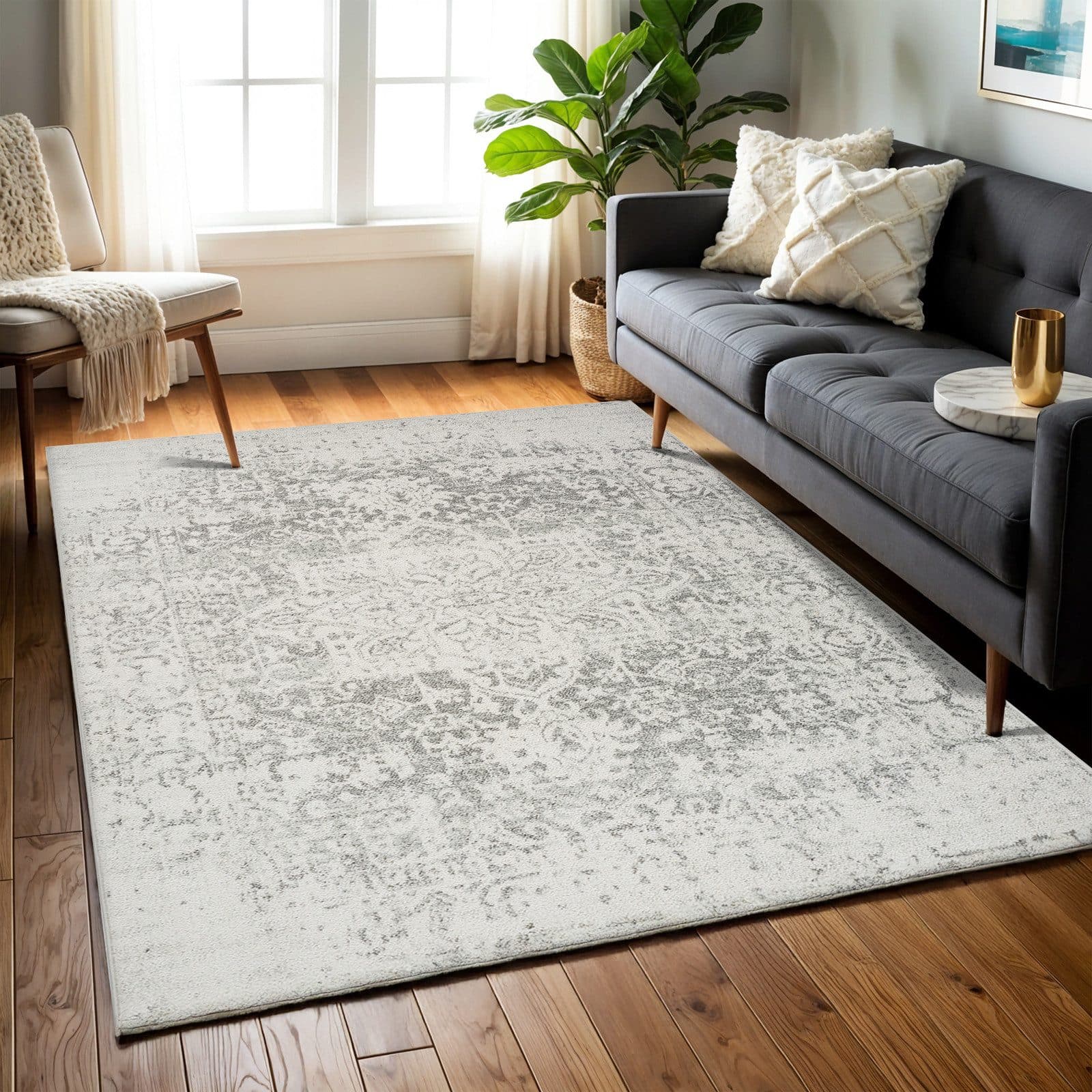 Livabliss Teppich SYRACUSA | Grau