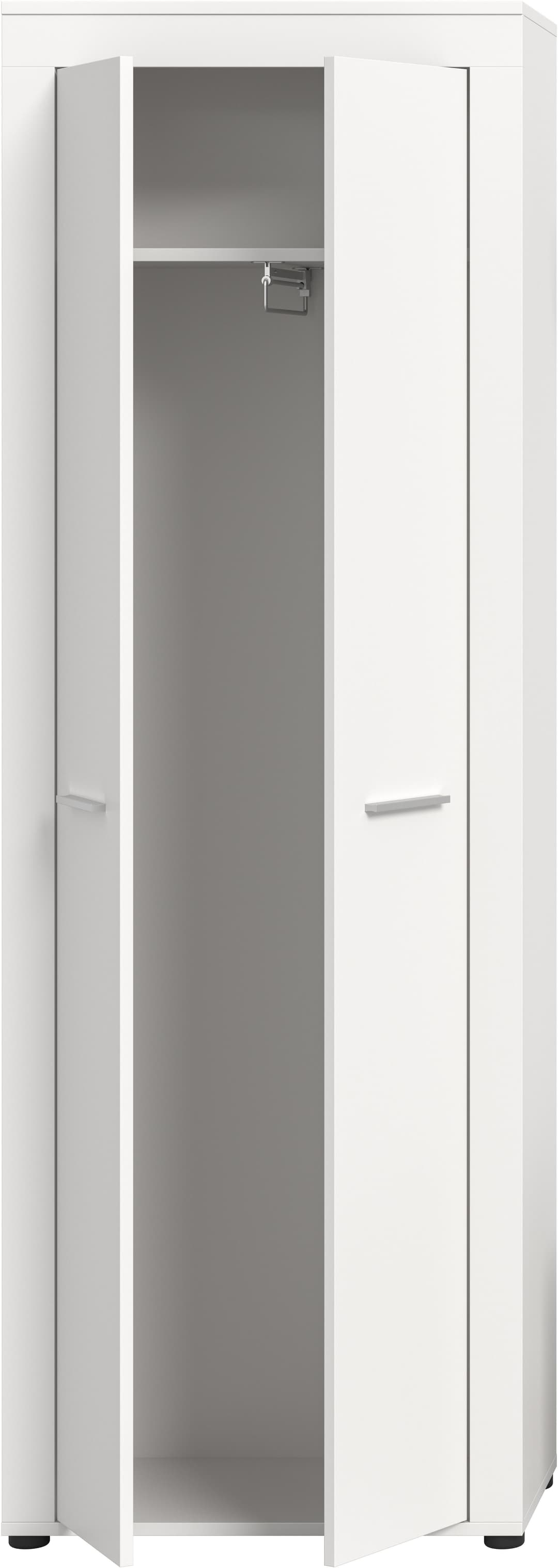 Home affaire Garderobenschrank AOSTA | Weiß
