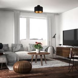 B.K.Licht BK_SD1420 Deckenleuchte | Schwarz